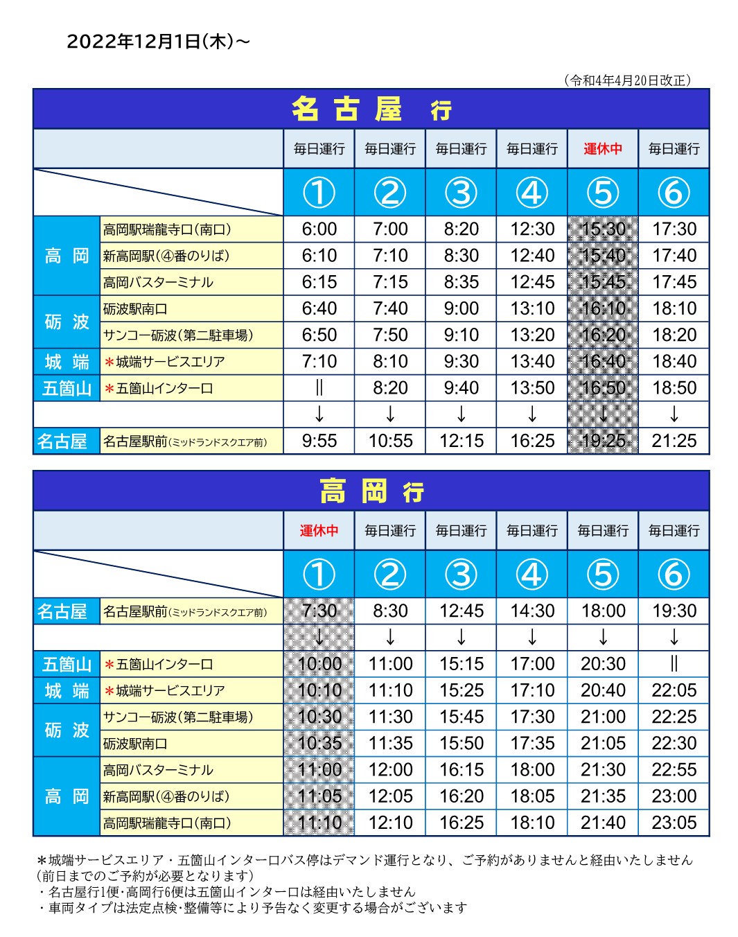 きときとライナー 2回分 高岡 名古屋 | corumsmmmo.org.tr